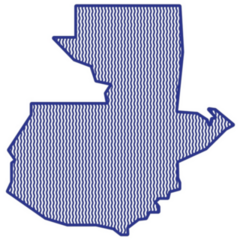 Little Guatemala Map Sticker