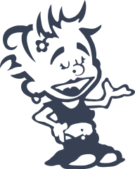 Little Hip Hop Girl Sticker