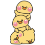 Little Kawaii Ducks Sticker