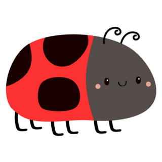 Little Ladybug Doodle Sticker