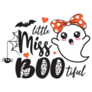 Little Miss Boo-Tiful Ghost Sticker
