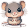 Little Mouse Baby Sticker