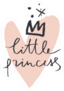 Little Princess Boho Heart Sticker