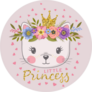 Little Princess Cat With Crown Sticker