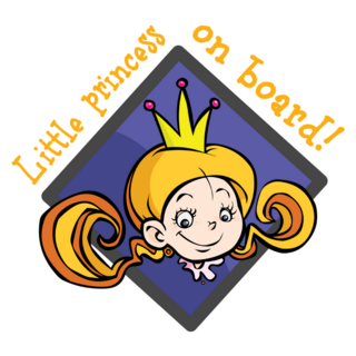 Little Princess On Board Sticker