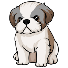 Little Shih Tzu Sticker
