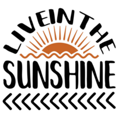 Live in the Sunshine Sticker