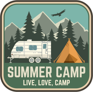 Live, Love, Summer Camp Sticker