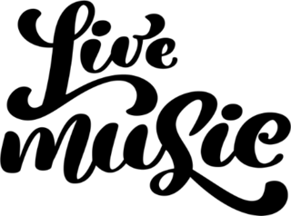 Live Music Sticker