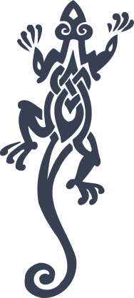 Lizard Gecko Climbing Sticker