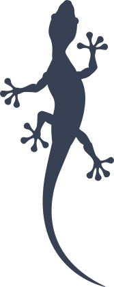 Lizard Gecko Crawling Sticker