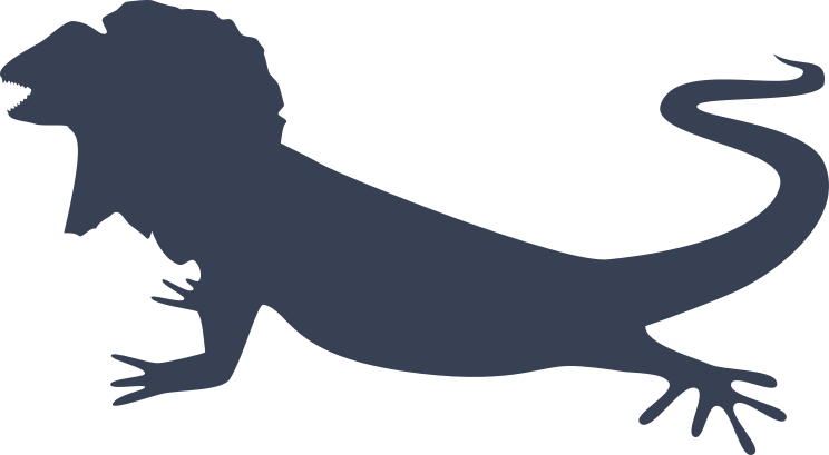 Lizard Gecko Standing Sticker