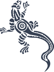 Lizard Gecko Walking And Looking Up Sticker