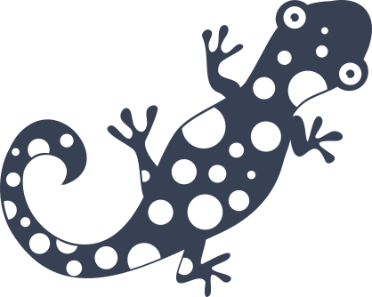 Lizard Gecko With Spots Sticker