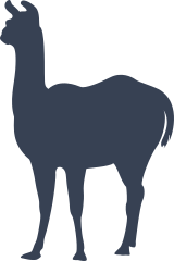 Llama Facing Left Sticker