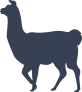Llama Walking Sticker