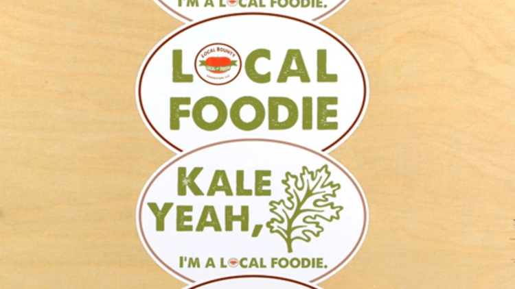 Local Bounty Custom Oval Stickers