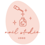 Logo For Beauty Nail Studio Illustration Sticker