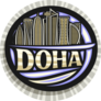 Logo For Doha, Qatar Illustration Sticker