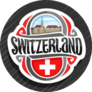 Logo For Switzerland Country Sticker