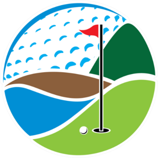 Logo Golf Club, Golf Championship Sticker