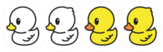 Logo Rubber Duck Cartoon Characters Illustration Sticker