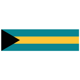 Long Bahama Flag Sticker