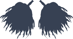 Long Cheerleader Pom Poms Sticker