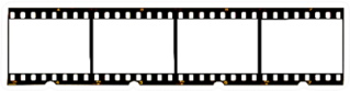 Long Film Strip, Blank Photo Frames Sticker
