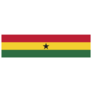 Long Ghana Flag Sticker