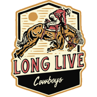 Long Live Cowboys Sticker