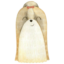 Long Shih Tzu Sticker