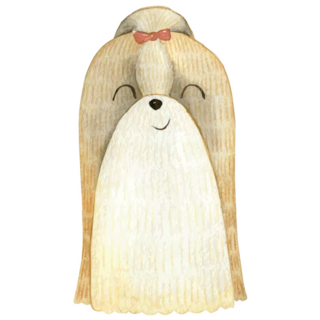 Long Shih Tzu Sticker