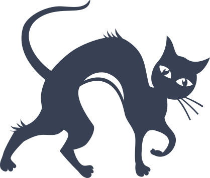 Long Skinny Cat Sticker