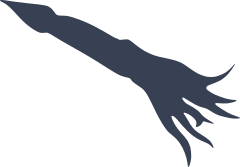 Long Skinny Squid Sticker