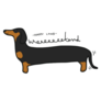 Long Weekend Dachshund Sticker