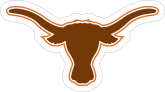 Longhorn Mascot Sticker
