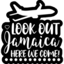 Look Out Jamaica Here We Come Sticker