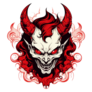 Lord Of Darkness Devil Portrait Sticker
