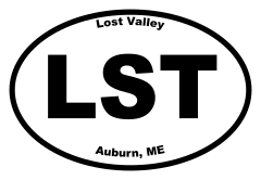 Lost Valley Oval Sticker