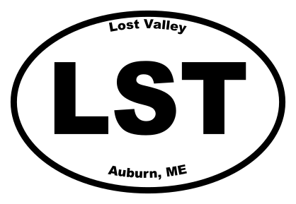 Lost Valley Oval Sticker