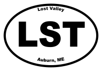 Lost Valley Oval Sticker
