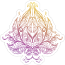 Lotus Flower Boho Sticker