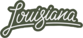 Louisiana Brush Lettering Sticker