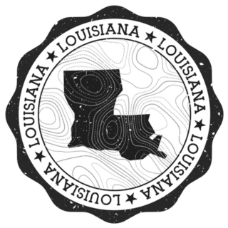 Louisiana Outdoor Stamp Sticker