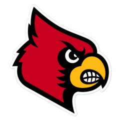 Louisville Cardinals NCAA Logo Sticker