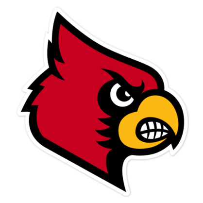 Louisville Cardinals NCAA Logo Sticker