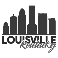 Louisville Kentucky Skyline Travel Sticker