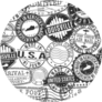 Louisville Kentucky Stamps Sticker