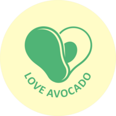 Love Avocado Sticker